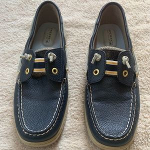 NEW Navy Sperry Top Siders - Women's Size 8.5
